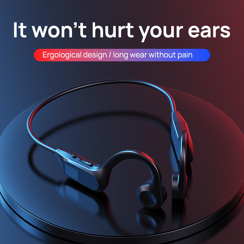 Auricular de conducción ósea inalámbrico retroaural con batería larga
