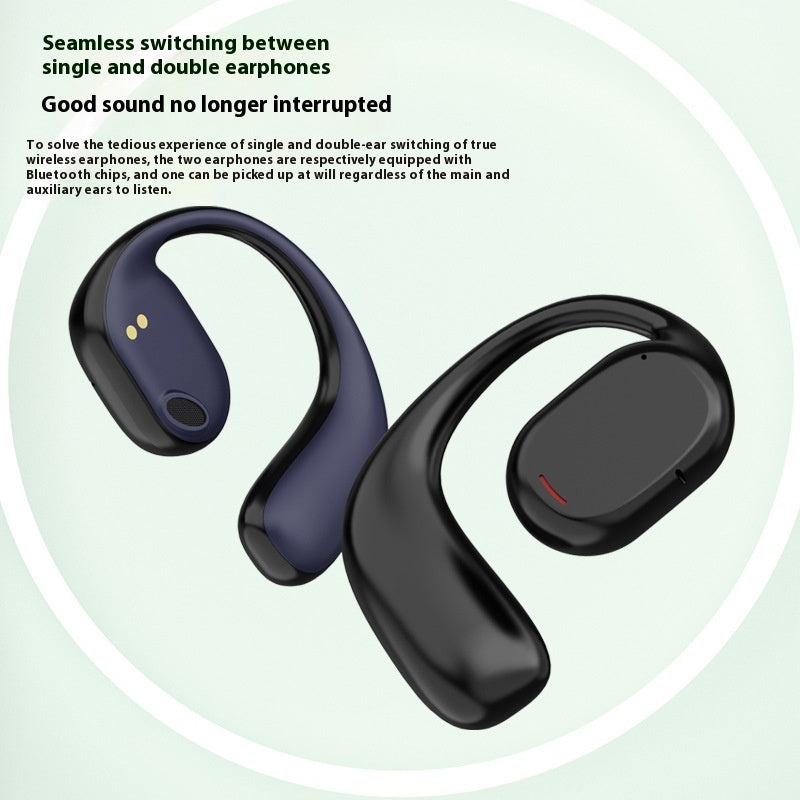 Auricular de conducción ósea inalámbrico supraaural