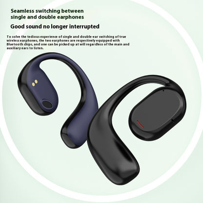Auricular de conducción ósea inalámbrico supraaural