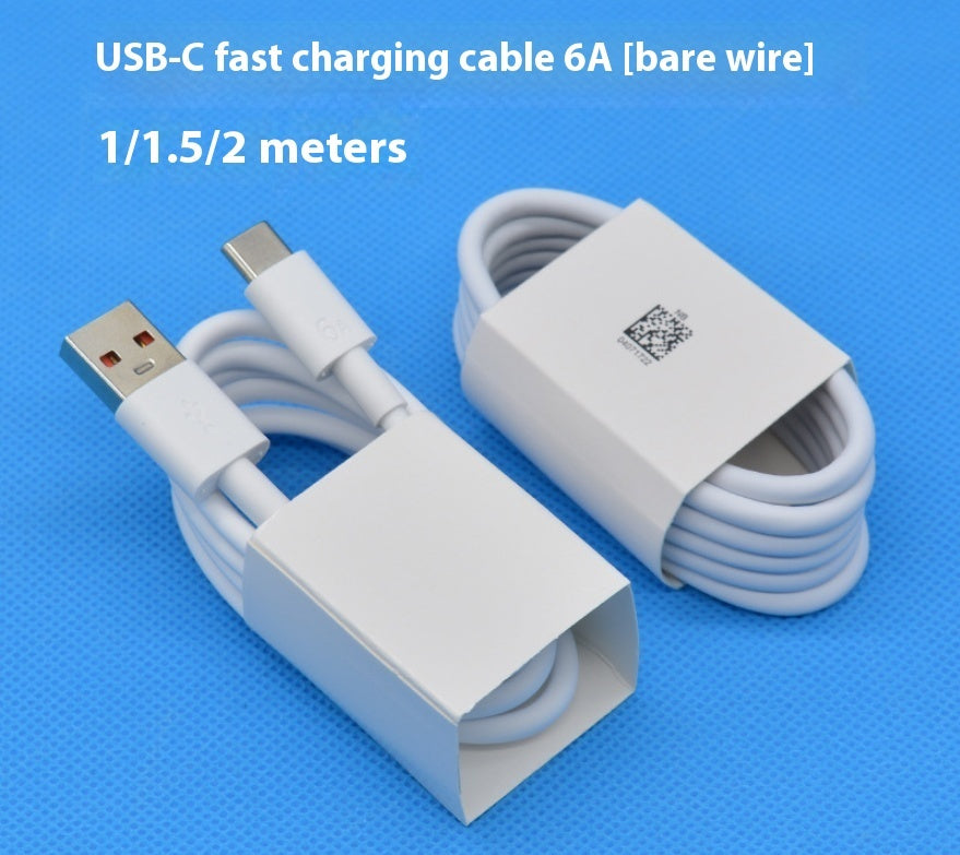 Cable de carga rápida blanco para auriculares de conducción ósea